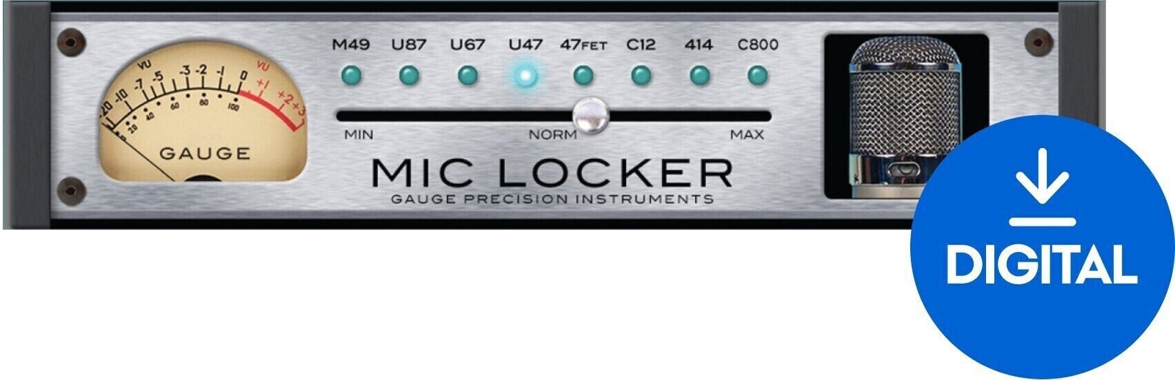 Plugins d'effets Gauge Precision Mic Locker (Produit numérique)