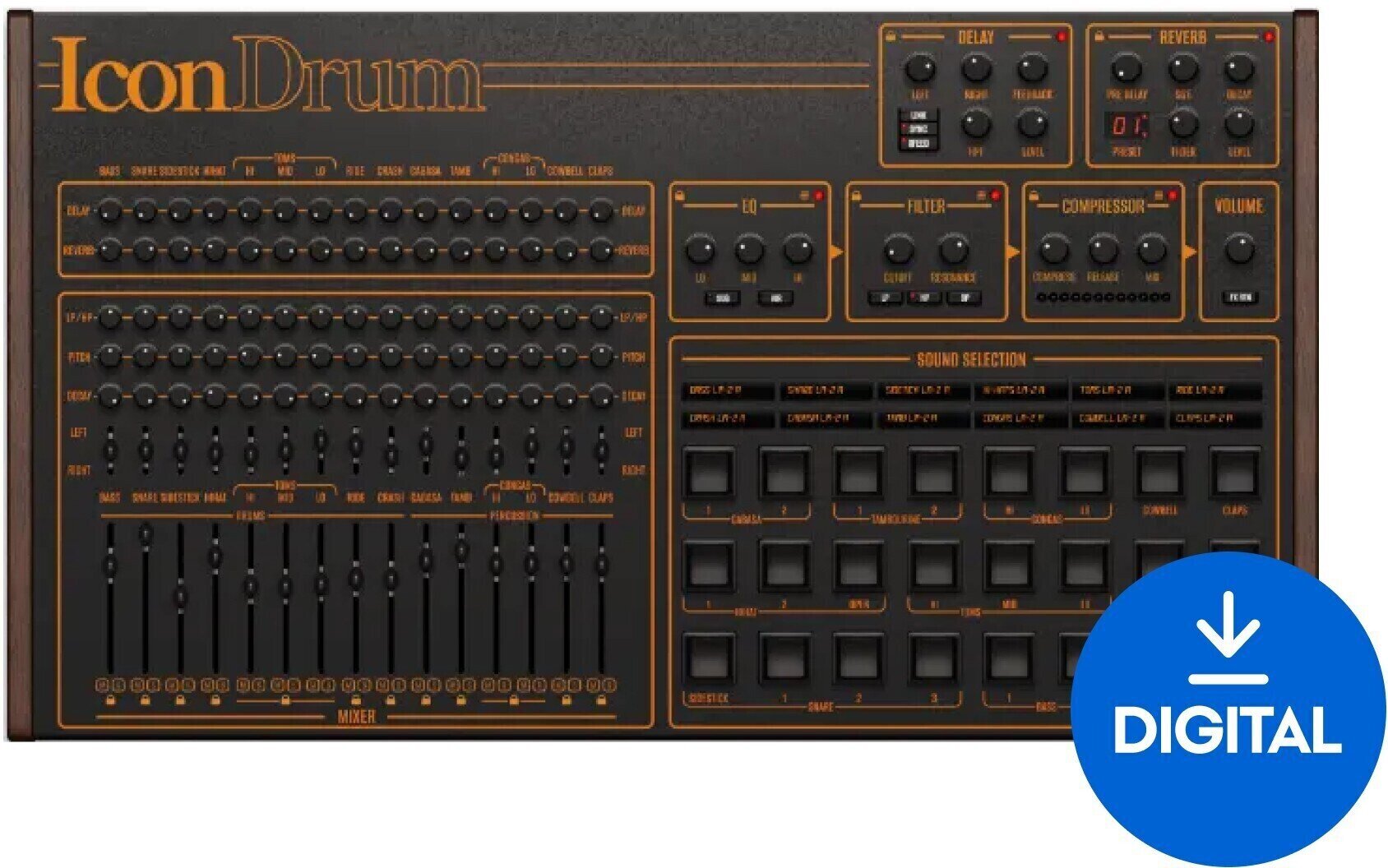 VST Instrument GForce IconDrum (Digital product)