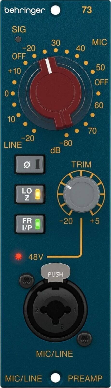 Мікрофонний попередній підсилювач Behringer 73 Мікрофонний попередній підсилювач