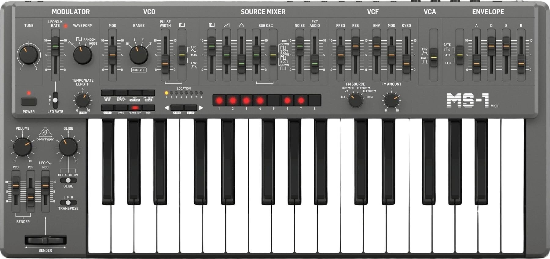 Syntetisaattori Behringer MS-1 MKII Syntetisaattori Grey