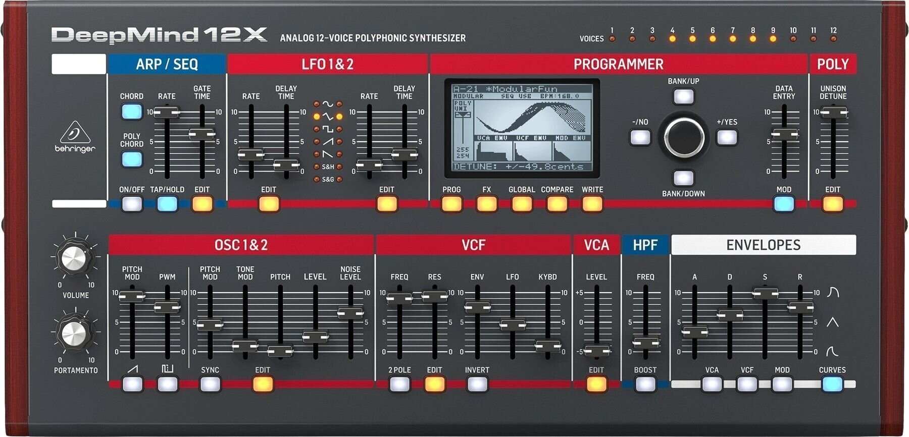 Synthesizer Behringer Deepmind 12XD Synthesizer