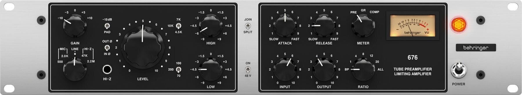 Мікрофонний попередній підсилювач Behringer 676 Мікрофонний попередній підсилювач