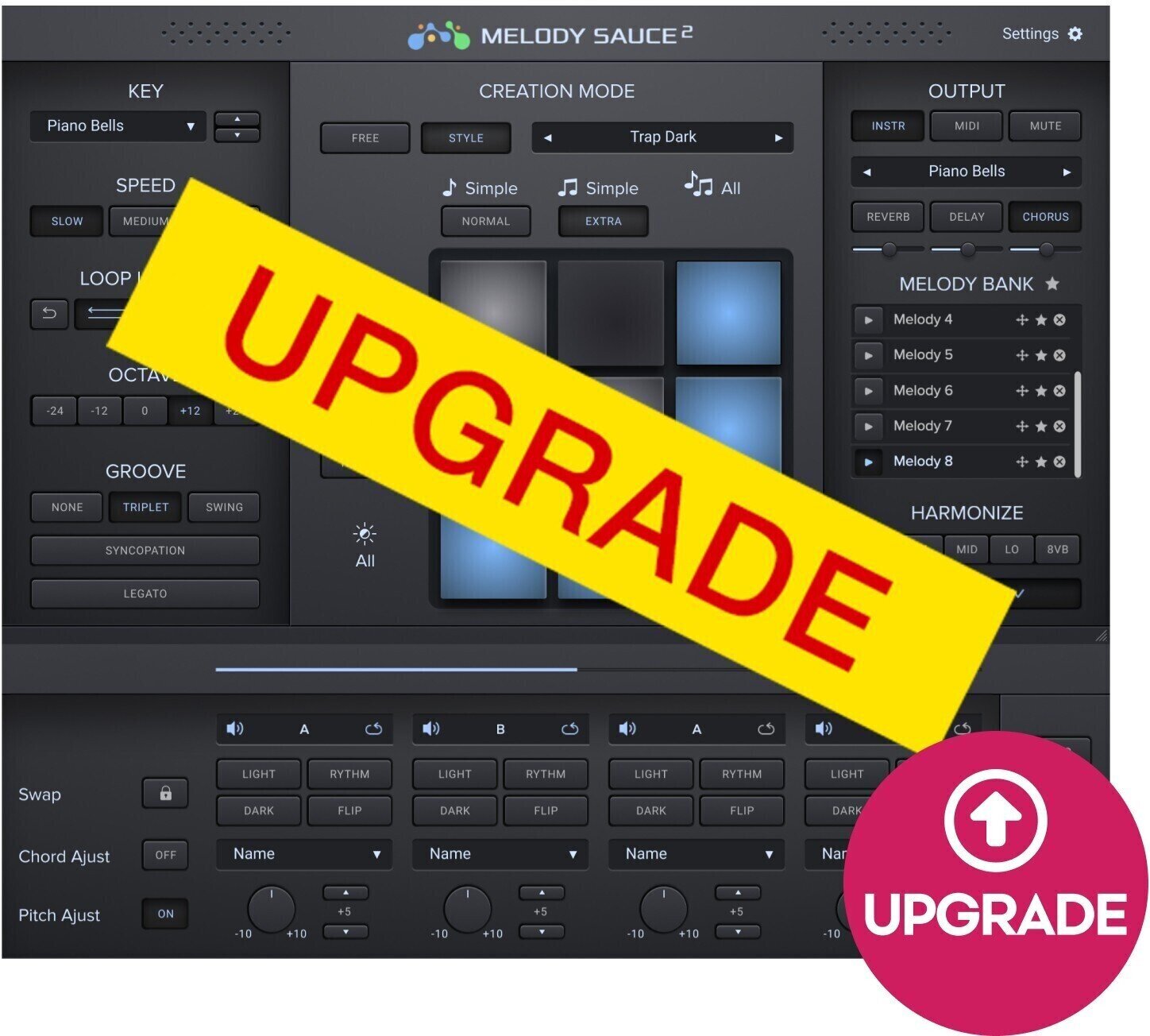 Update / Upgrade / Expansion Evabeat Melody Sauce 2 Upgrade (Digitalni proizvod)
