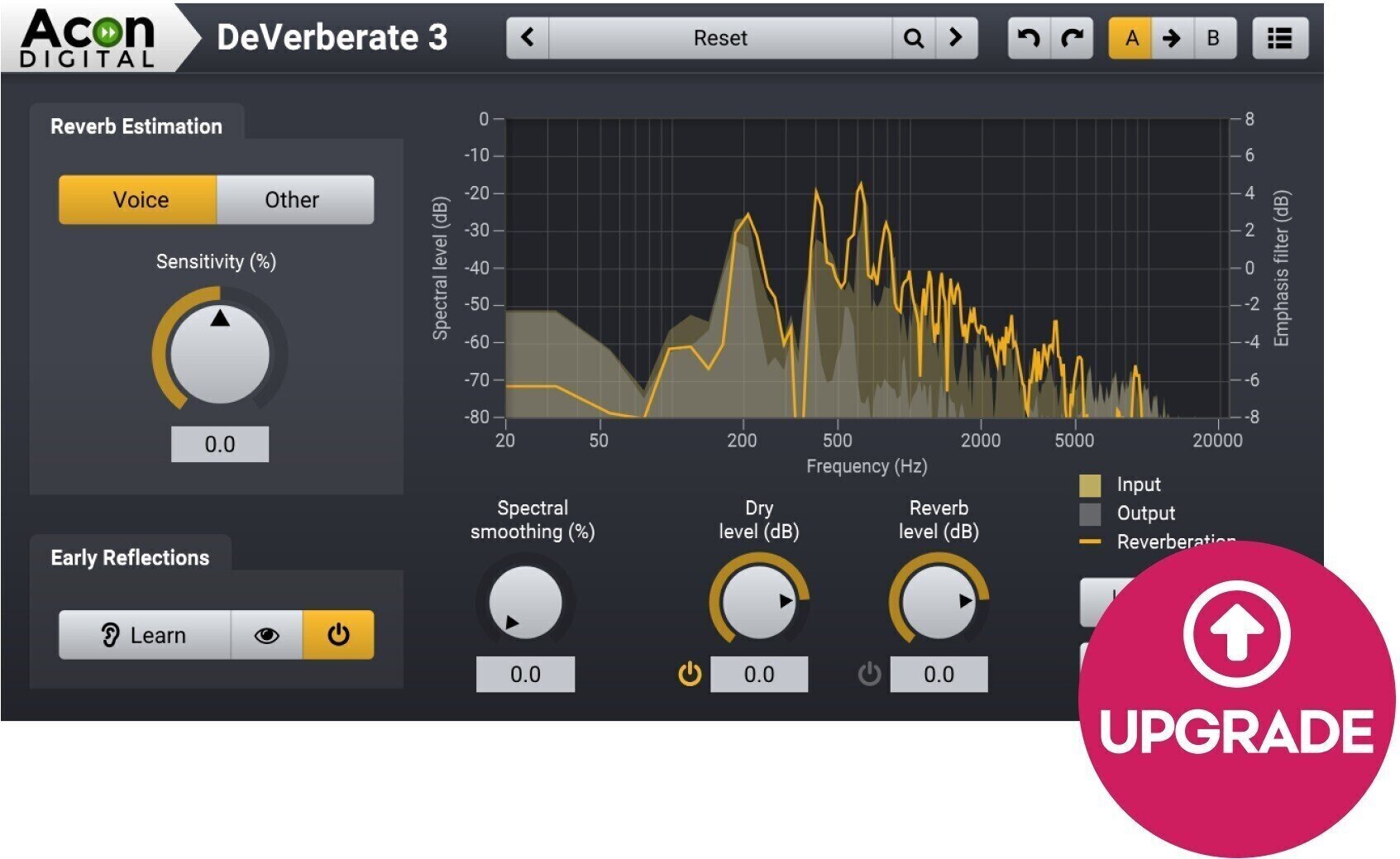 Update / Upgrade / Expansion Acon Digital DeVerberate 3 UPG from DeVerberate 1 or 2 (Digitales Produkt)