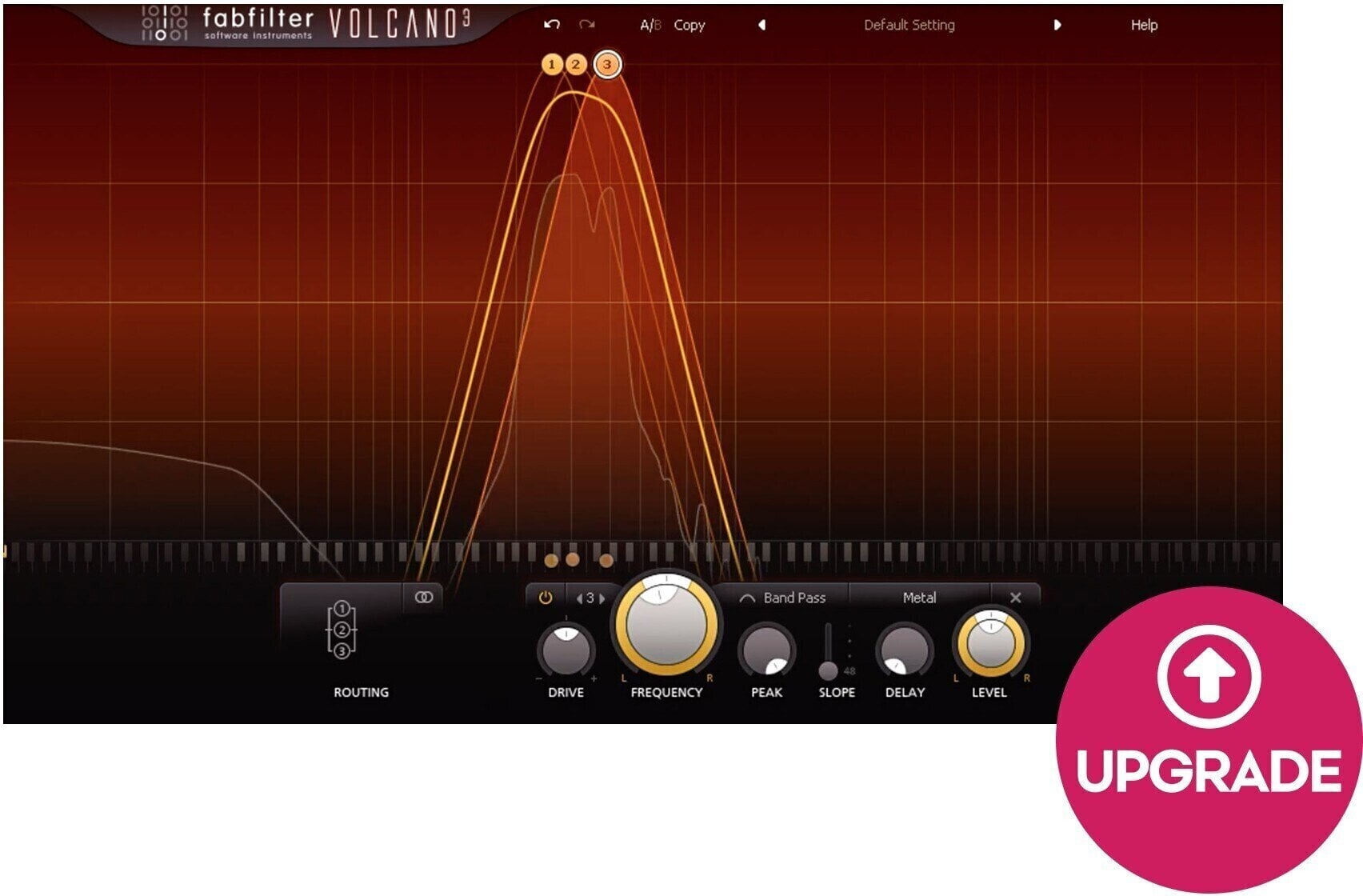 Update / Upgrade / Expansion FabFilter Volcano 3 - Upgrade (Produto digital)