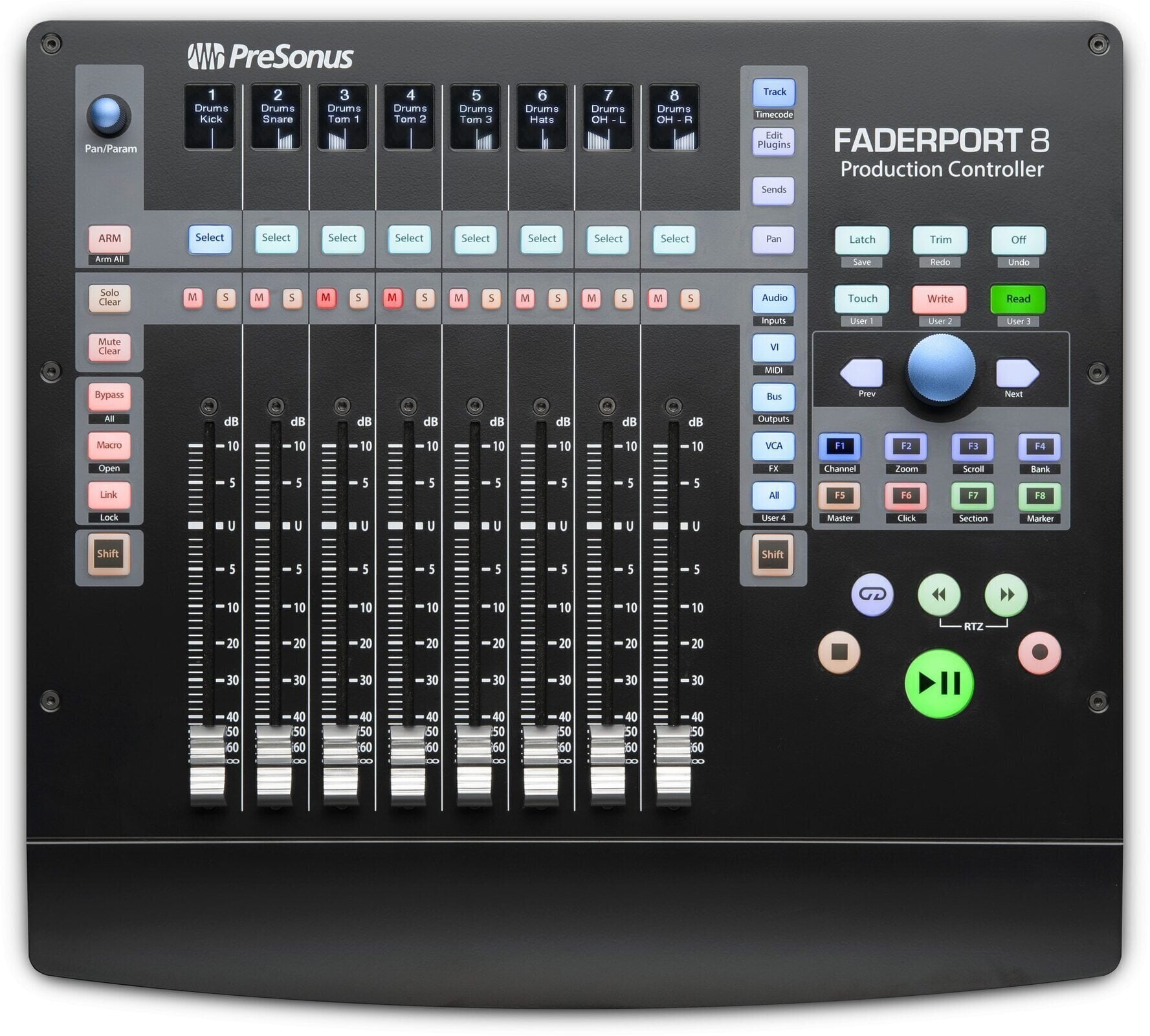 DAW-controller Presonus FaderPort 8 DAW-controller