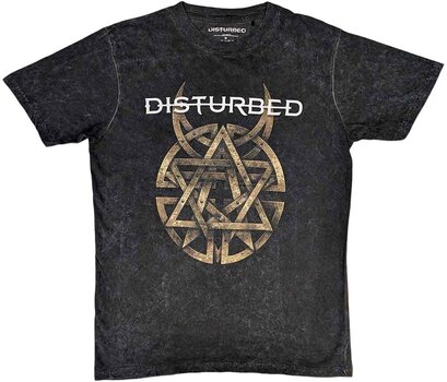 T-Shirt Disturbed Riveted Charcoal Grey L T-Shirt - 1