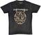 T-Shirt Disturbed Riveted Charcoal Grey L T-Shirt