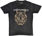 Disturbed Riveted Charcoal Grey L T-Shirt
