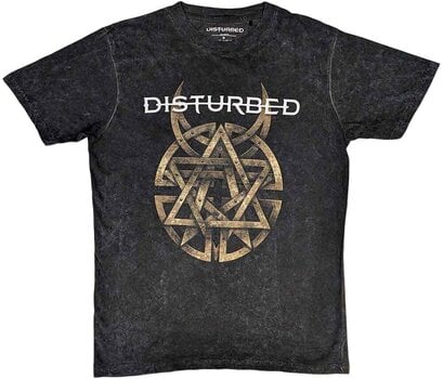 Tričko Disturbed Tričko Riveted Unisex Charcoal Grey M - 1