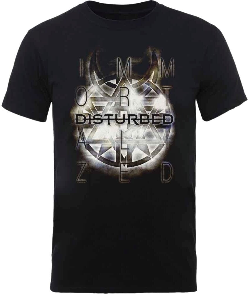 Tričko Disturbed Tričko Symbol Unisex Black 2XL