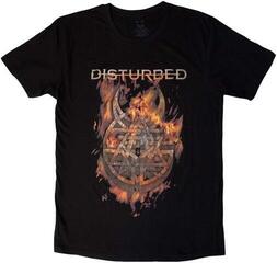 Shirt Disturbed Shirt Burning Belief Unisex Black L