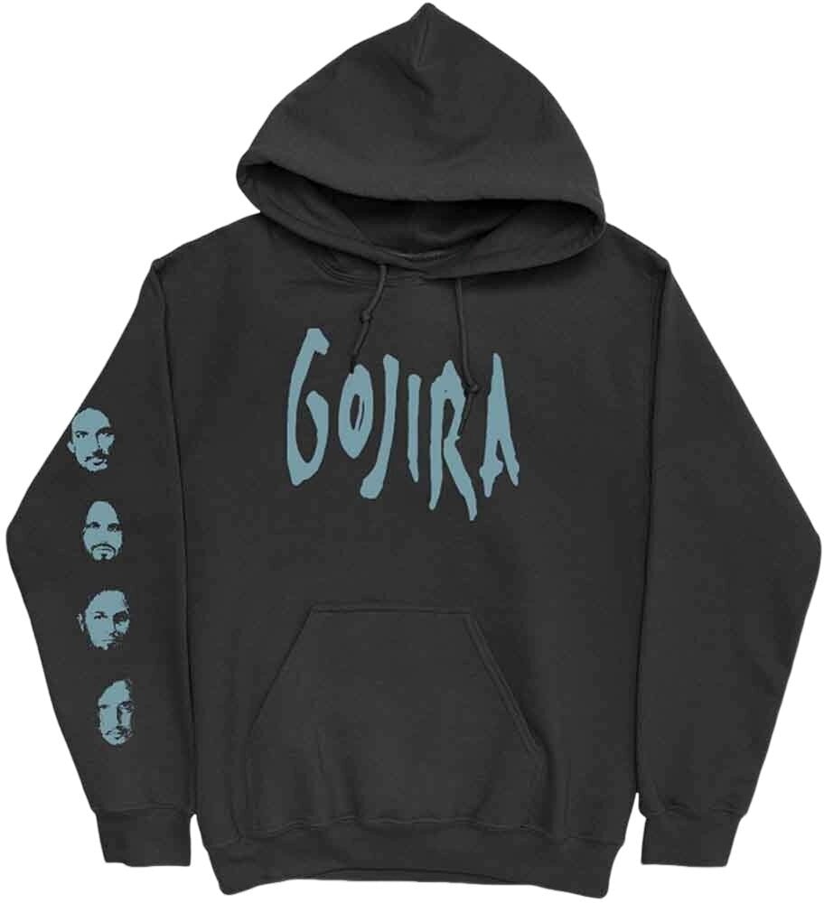 Hoodie Gojira Fortitude Faces (Back & Sleeve Print) Black XL Hoodie