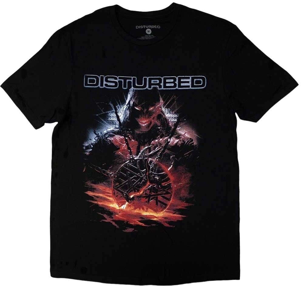 Tričko Disturbed Tričko European Tour 23 Medallion Unisex Black L