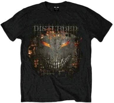 T-Shirt Disturbed Fire Behind Black 2XL T-Shirt - 1