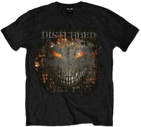 T-shirt Disturbed Fire Behind Black XL T-shirt