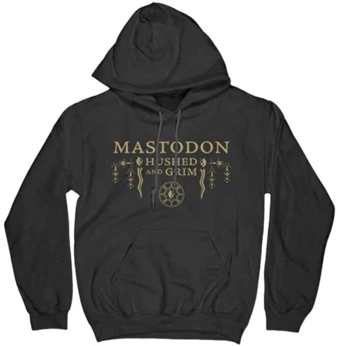 Hoodie Mastodon Hushed & Grim Cover (Back Print) Black M Hoodie