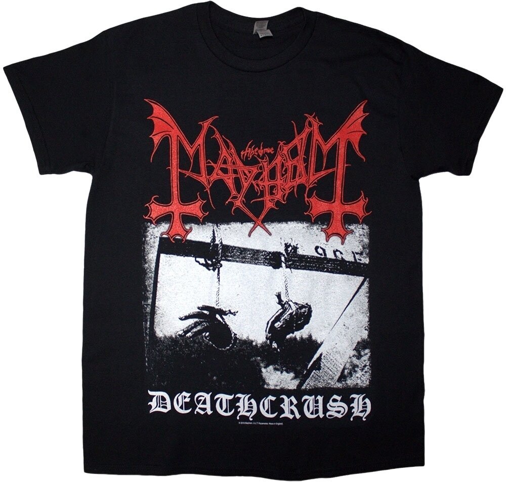 Tričko Mayhem Tričko Deathcrush Unisex Black L