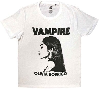 Tričko Olivia Rodrigo Tričko Vampire Unisex White XL - 1