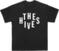 Hudební a filmová trička: The Hives Tričko Stacked Logo Unisex Black 2XL Tričko The Hives Tričko Stacked Logo Unisex Black 2XL