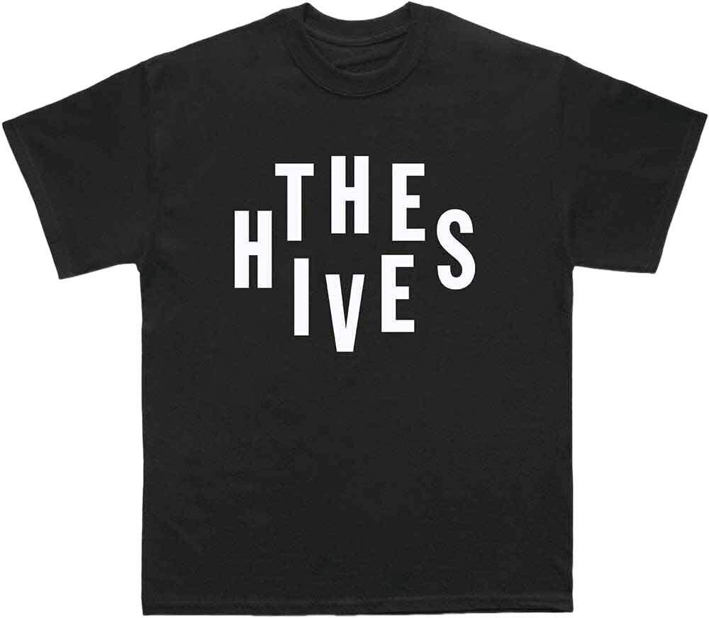 Camiseta de manga corta The Hives Stacked Logo Black S Camiseta de manga corta