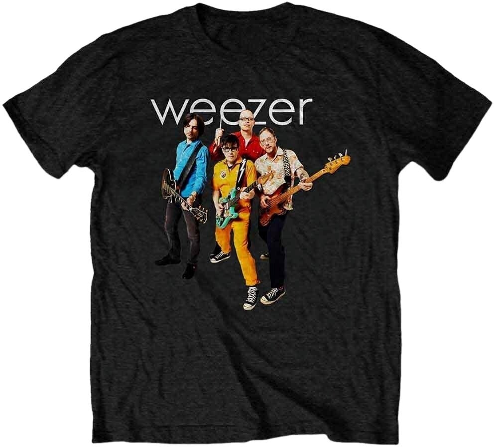T-shirt Weezer Band Photo Black XL T-shirt