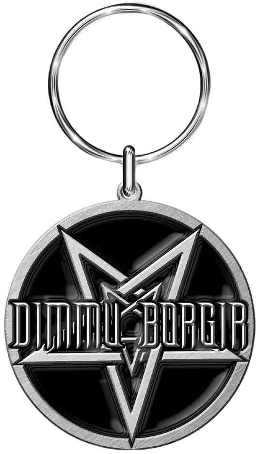 Hudební přívěsek Dimmu Borgir Pentagram Klíčenka