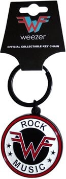 Musik vedhæng Weezer Rock Music Emblem Nøglering - 1