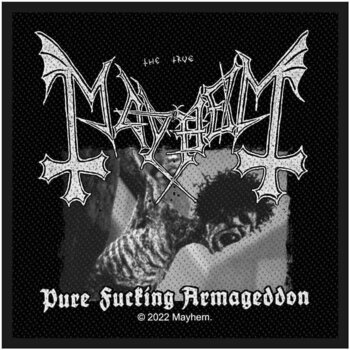 Aufnäher / Abzeichen Mayhem Pure Fucking Armageddon Aufnäher zum Aufnähen - 1