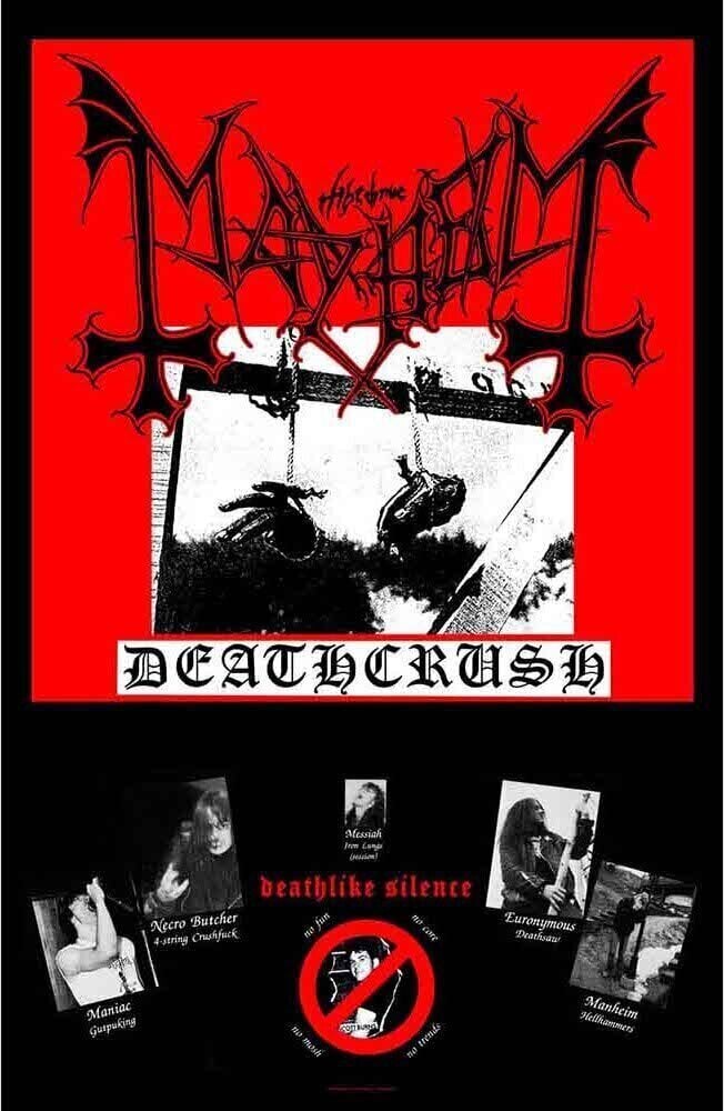 Vlajka / Plakát Mayhem Deathcrush Vlajka