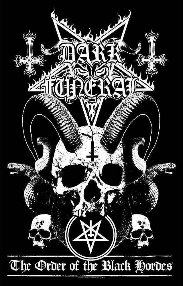 Vlajka / Plakát Dark Funeral Order Of The Black Hordes Vlajka