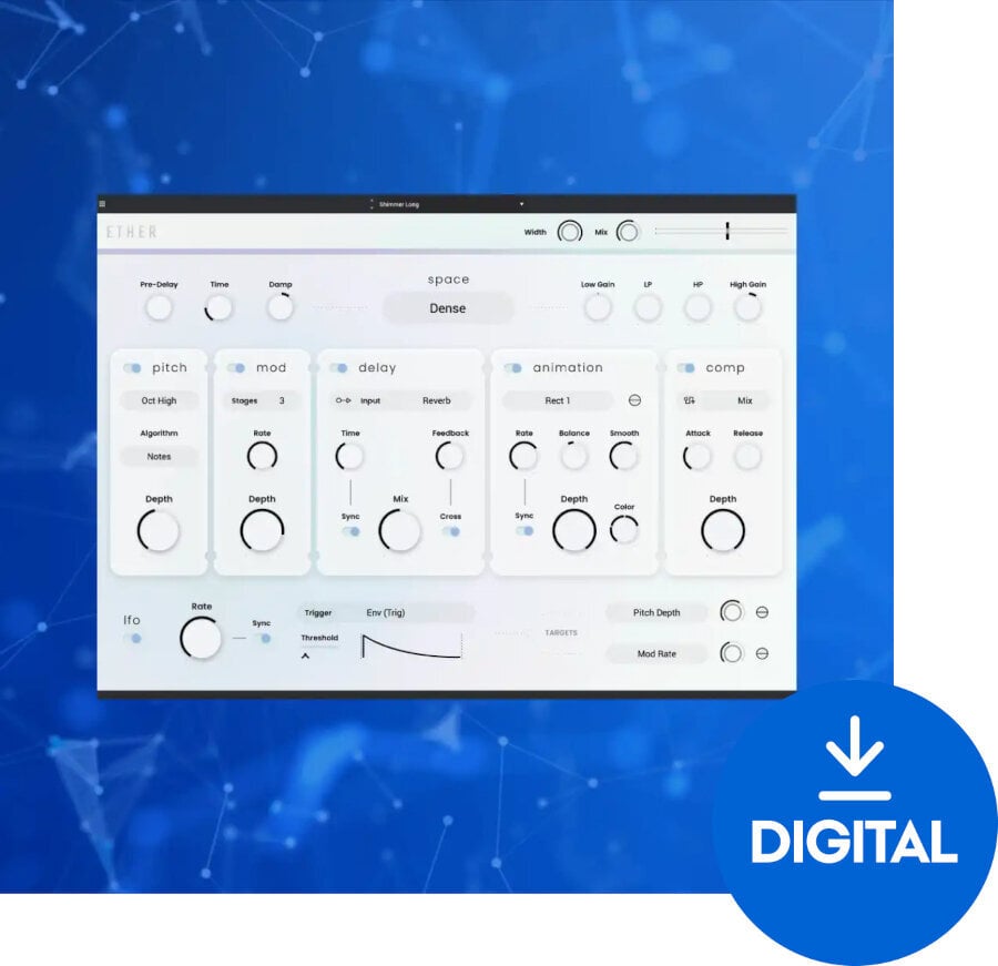 Programvare-plugin FX-prosessor AIR Music Tech Ether