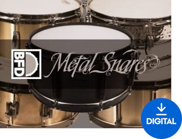 Zvuková knihovna pro sampler BFD Metal Snares (Digitální produkt)