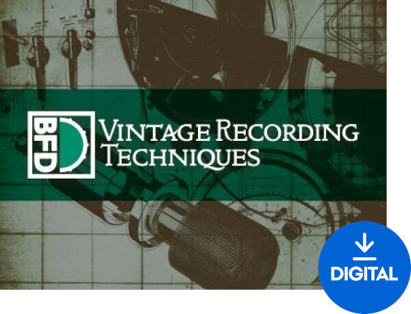 Geluidsbibliotheek voor sampler BFD Vintage Recording Techniques (Digitaal product)