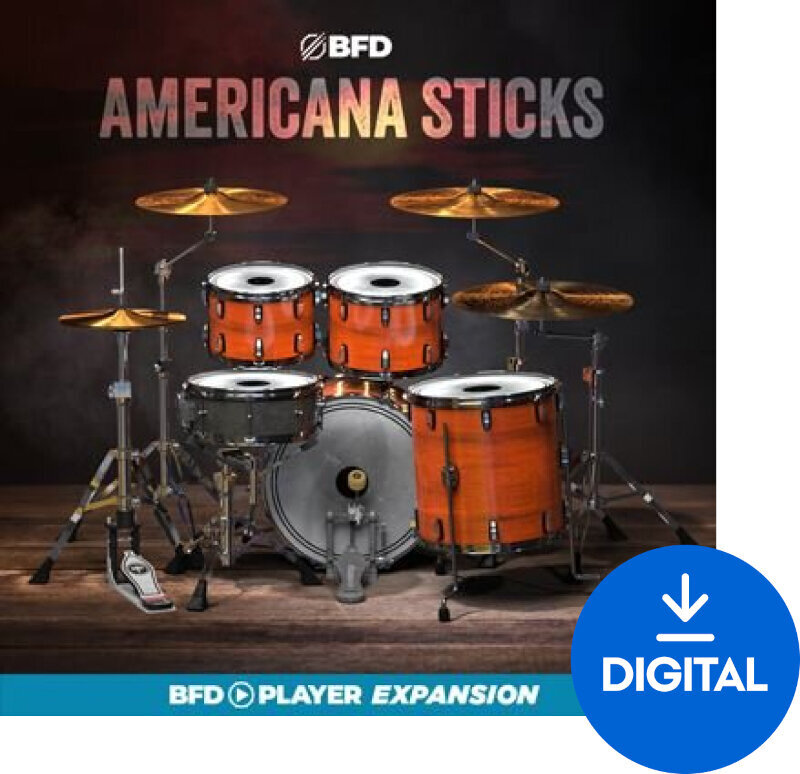 Soundlibraries für Sampler BFD Americana Sticks (Digitales Produkt)