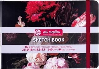 Carnete de Schițe Talens Art Creation 9314255M Caiet de schițe 80 14,8 x 21 cm 140 g Flowers