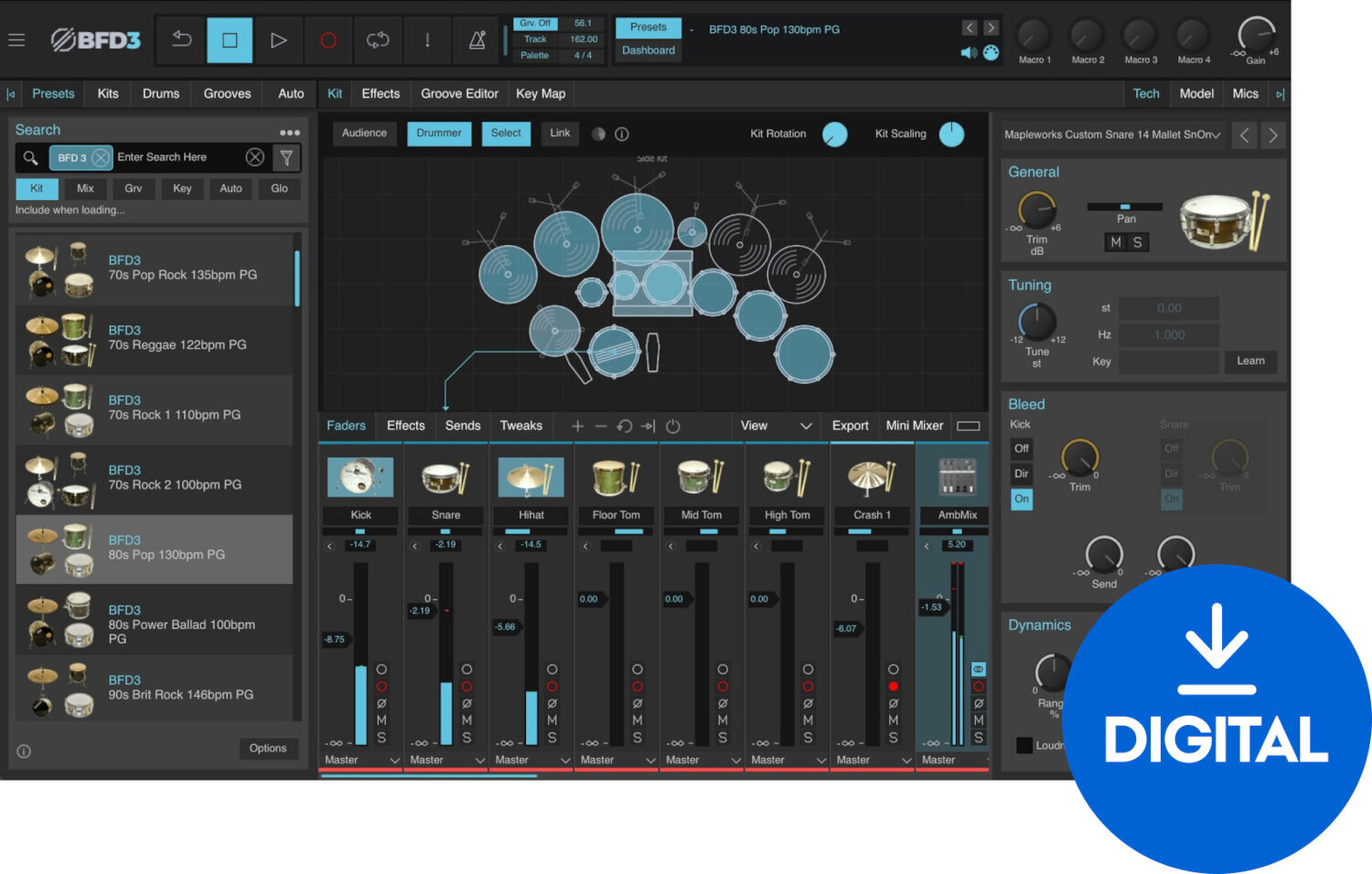 VST Instrument BFD BFD3 (Digitální produkt)
