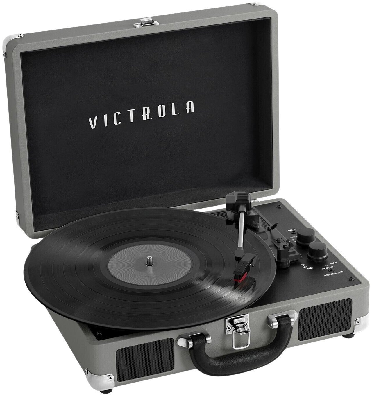 Kaasaskantav plaadimängija Victrola Journey+ Grey Kaasaskantav plaadimängija
