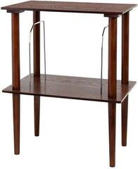 Möbel für LP-Schallplatten Victrola Wooden Stand with Record Holder Möbel für Schallplatten Dark Brown