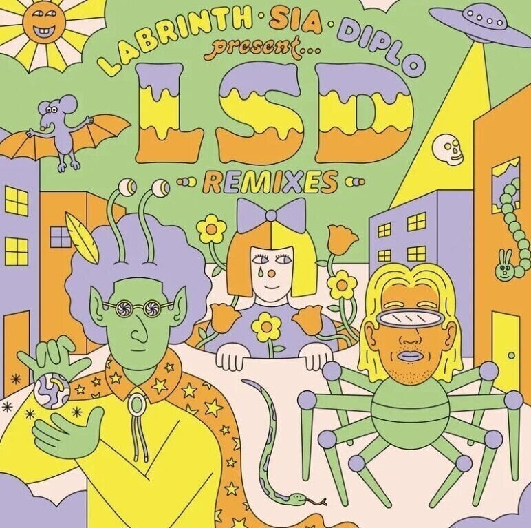 LP deska LSD - Labrinth, Sia & Diplo Present... LSD - Remixes (Limited Edition) (RSD 2024) (Purple Coloured) (LP)