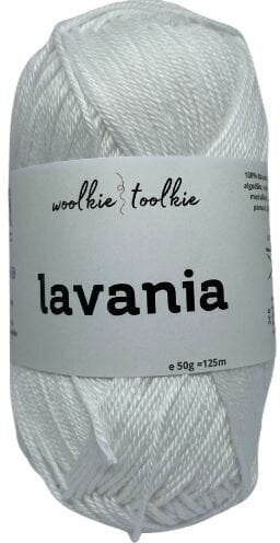 Pletací příze Woolkie Toolkie Lavania White Pletací příze