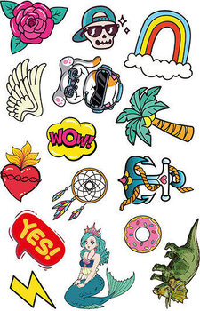 Pictura pe fata Jovi TT01 Tatuaje Pentru Copii Palm 15 buc. - 1