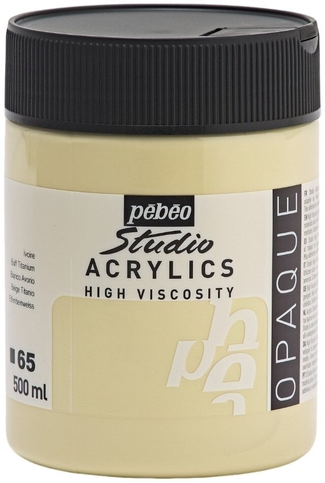Pébéo Studio Fine Akrylová barva Buff Titanium 500 ml 1 ks