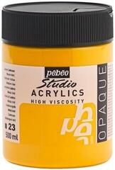 Culoare acrilică Pébéo Studio Fine Vopsea acrilică Medium Cadmium Yellow Hue 500 ml 1 buc.
