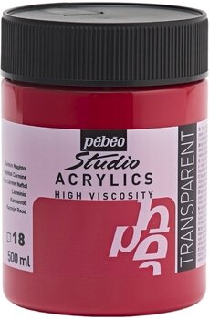 Akrilna boja Pébéo Studio Fine Акрилне боје Naphtol Carmine 500 ml 1 kom - 1