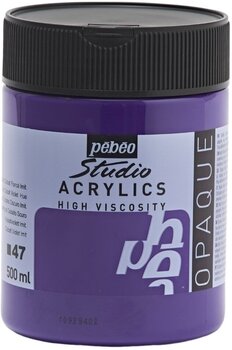 Culoare acrilică Pébéo Studio Fine Vopsea acrilică Dark Cobalt Violet Hue 500 ml 1 buc. - 1