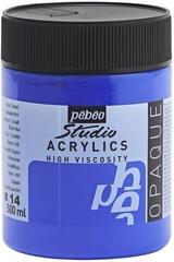 Culoare acrilică Pébéo Studio Fine Vopsea acrilică Opaque Cobalt Blue Hue 500 ml 1 buc.