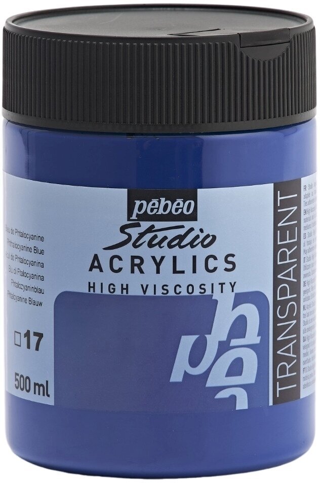 Pébéo Studio Fine Akrylová barva Phthalocyanine Blue 500 ml 1 ks