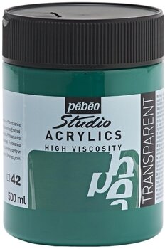 Akrilna boja Pébéo Studio Fine Akrilna boja Phthalocyanine Emerald 500 ml 1 kom - 1