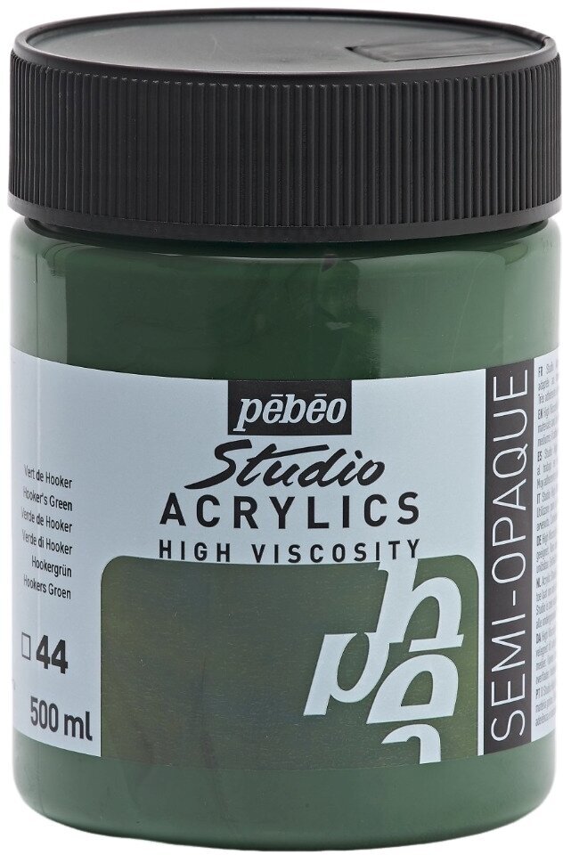 Pébéo Studio Fine Akrylová barva Hooker's Green 500 ml 1 ks